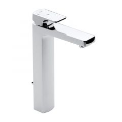 Mitigeur lavabo haut L90 avec vidage automatique tirette - Chromé - Roca - A5A3G01C00
