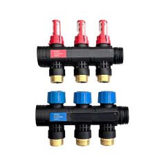 Kit de module extension de base pour collecteur clastique (départ + retour) 3 sorties - Blansol