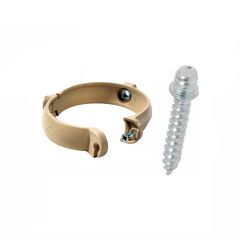 Ensemble de 1 collier tube de descente Ø80 Sable + 1 Vis 7x40mm - Arcanaute