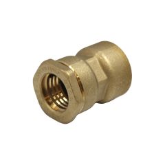 Raccord DECA droit femelle 1" (26/34) laiton pour tube PE Ø25 - Sferaco