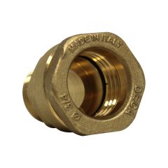 Raccord DECA droit mâle 3/4" (20/27) laiton tube PE ancienne génération Ø27 - Sferaco