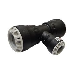 Té réduit 90° encliquetable Ø40x25x40 tube PE - Série 1 - Plasson