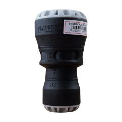 Manchon réduit encliquetable Ø32x20 tube PE - Série 1 - Plasson