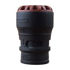 Raccord droit encliquetable Cuivre Ø22 - Femelle 3/4" - Série 1 - Plasson