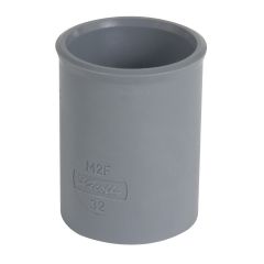 Manchon PVC à butée Femelle Femelle Ø32 - Nicoll