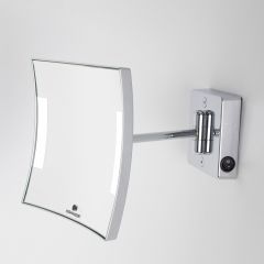 Miroir grossissant à LED alimentation direct IP23 Quadrolo simple bras - Koh-I-Noor H601KK3