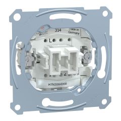Mécanisme simple va-et-vient Aquadesign - 10AX/250Vca - Connexion rapide - Schneider Electric - MTN3116-0000