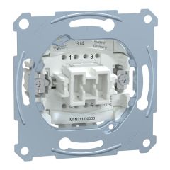 Mécanisme simple permutateur Aquadesign - 10AX/250Vca - Connexion rapide - Schneider Electric - MTN3117-0000