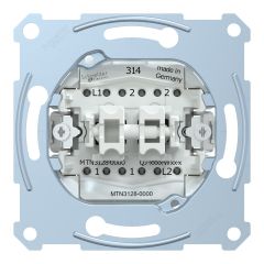 Mécanisme va-et-vient + poussoir OF Aquadesign - 10A/250Vca - Connexion rapide - Schneider Electric - MTN3128-0000