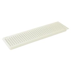 Grille piscine pvc 130 x 500 mm - pour caniveau Connecto - blanc - Nicoll