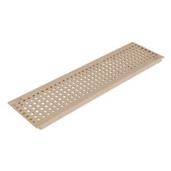 Grille piscine pvc 130 x 500 mm - pour caniveau Connecto - sable - Nicoll