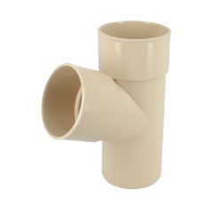 Culotte mâle-femelle 67°30 - Sable - pour tube Nicoll Ø80