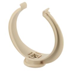 Collier lyre pour tube Nicoll Ø80 - Sable