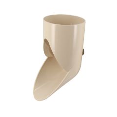 Pied de chute - Sable - pour tube Nicoll Ø100