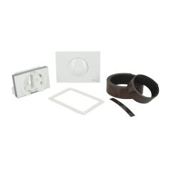 Plaque de déclenchement coupe-feu  pour bâti-support (plaque, support, bloc fibre, 3 rubans intumescents) - Nicoll