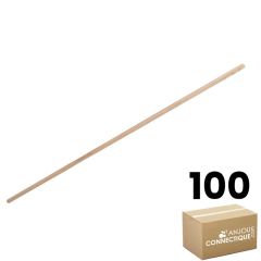 100 Manches en bois pour épandeur béton et balais de cantionniers - KS Tools