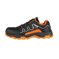 Chaussures de sécurité isolantes noires et oranges - Modèle #10.12 - S3, SRC, Taille 40