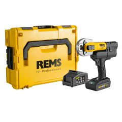 Sertisseuse à accu pour sertissage radial avec retour automatique REMS Mini-Press 22V ACC Pack L-Boxx - REMS