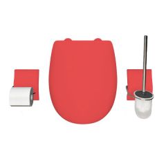 Set accessoire WC Ariane Cayenne Mat - descente assistée - déclipsable - Olfa