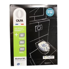 Abattant WC Wood Slim Sintra Brillant -descente assistée et Déclipsable - Olfa