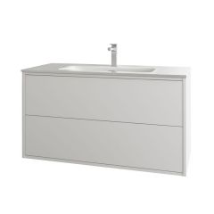 Meuble de salle de bain avec lavabo OPTIMUS 1000 Blanc mat - Salgar