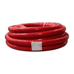 10m tube PER prégainé isolé rouge Ø25 - TRA