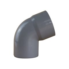 Coude PVC 67°30 Mâle/Femelle Ø100 - À l'unité ou par 10 - First Plast