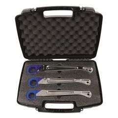 Coffret de 3 clés à cliquet légère pour raccords PK/SK de 1/2'', 3/4'' et 1" - Henco