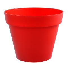 Pot de fleur Toscane POP Ø48x40 cm rond 43L - Rouge rubis
