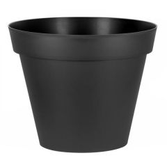 Pot de fleur Toscane Ø100 x 79,5 cm rond - 356 litres - gris anthracite - EDA