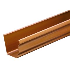 Profile gouttière PVC BEST carrée 4m - effet cuivre