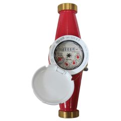Compteur 1ère prise eau chaude à jets multiples - Écartement 260 mm - calibre 30 - Mâle 1"1/2 (40/49) - Sferaco