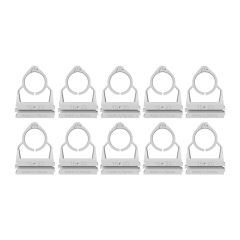 Sachet de 10 CLIPEA Gris Ø16-20 mm - RAM
