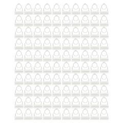 Boite de 100 CLIPEA Blanc Ø16-20 mm - RAM