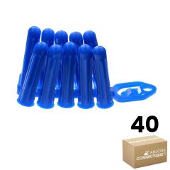 Boîte de 40 chevilles AGGRIP bleues multimatériaux type 5-9 - Ø10 mm - Longueur 50 mm - Ram