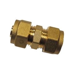 Raccord à compression tube PER Ø12 - Manchon égal - Somatherm