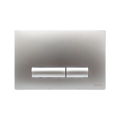 Plaque de commande 3/6L OLIPURE mécanique double débit - chromée matte - Regiplast