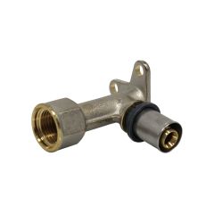 Raccord multicouche à sertir TH - Coude allongé Femelle 1/2" (15/21) - Ø16x2,0 - Arcanaute