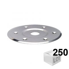 250 rondelles métalliques DTM 80 inox A2 pour maintient de l'isolant