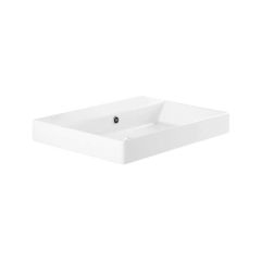 Vasque suspendue / semi-encastrée  NOVELDA PLUS 60 - Sans percement - Blanc - Sanindusa