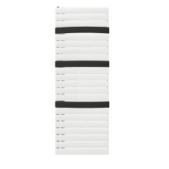 Sèche-serviette électrique Arborescence Smart white/black 1000W - collecteur à droite - 1650 x 600 mm - Finimetal
