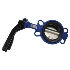 Robinet à papillon en fonte avec oreilles de centrage Ø100 - Sferaco