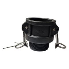 Coupleur mâle B - 2" (50/60) - raccord rapide à cames polypropylène - Sferaco