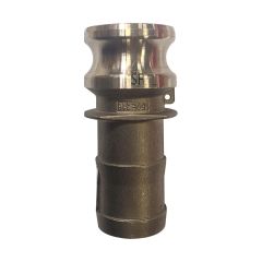 Raccord rapide à cames inox adaptateur cannelé E - 1''1/2 (40/49)