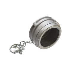 Raccord symétrique aluminium bouchon à verrou avec chaînette, DN65 - SFERACO