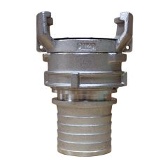 Raccord symétrique inox à douille annelée réduite à verrou, DN40 - SFERACO
