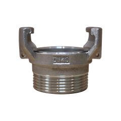 Raccord symétrique inox mâle 1"1/2 (40/49) sans verrou, sans joint, DN40 - SFERACO