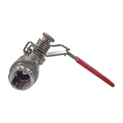 Vanne à sphère en inox - passage intégral - système homme mort - femelle femelle 1" (26/34) - Sferaco