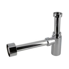 Siphon lavabo design ABS chromé