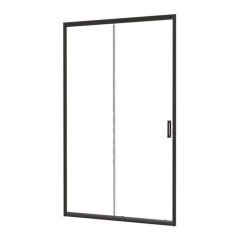Paroi porte coulissante CONCEPT'O - profilés noirs - L 140 x 195 cm - ELMER By Ayor